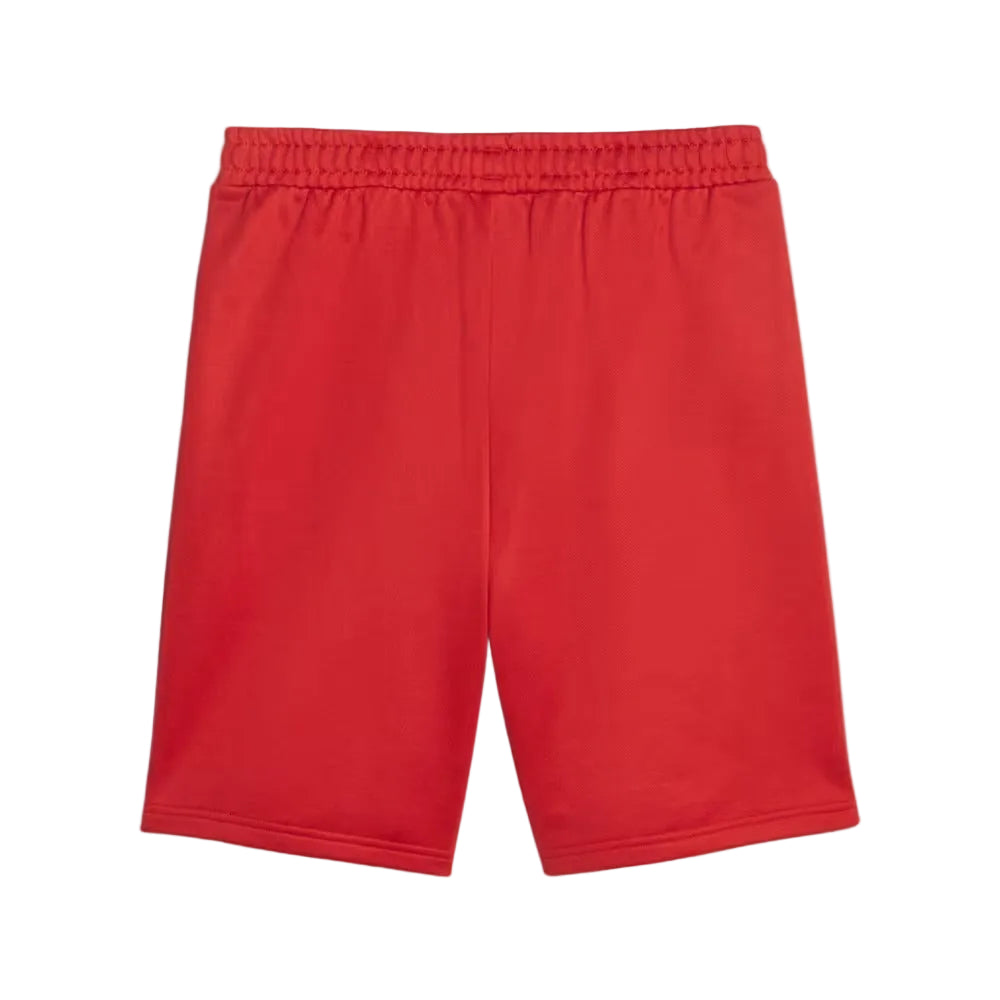 Red shorts on a white background