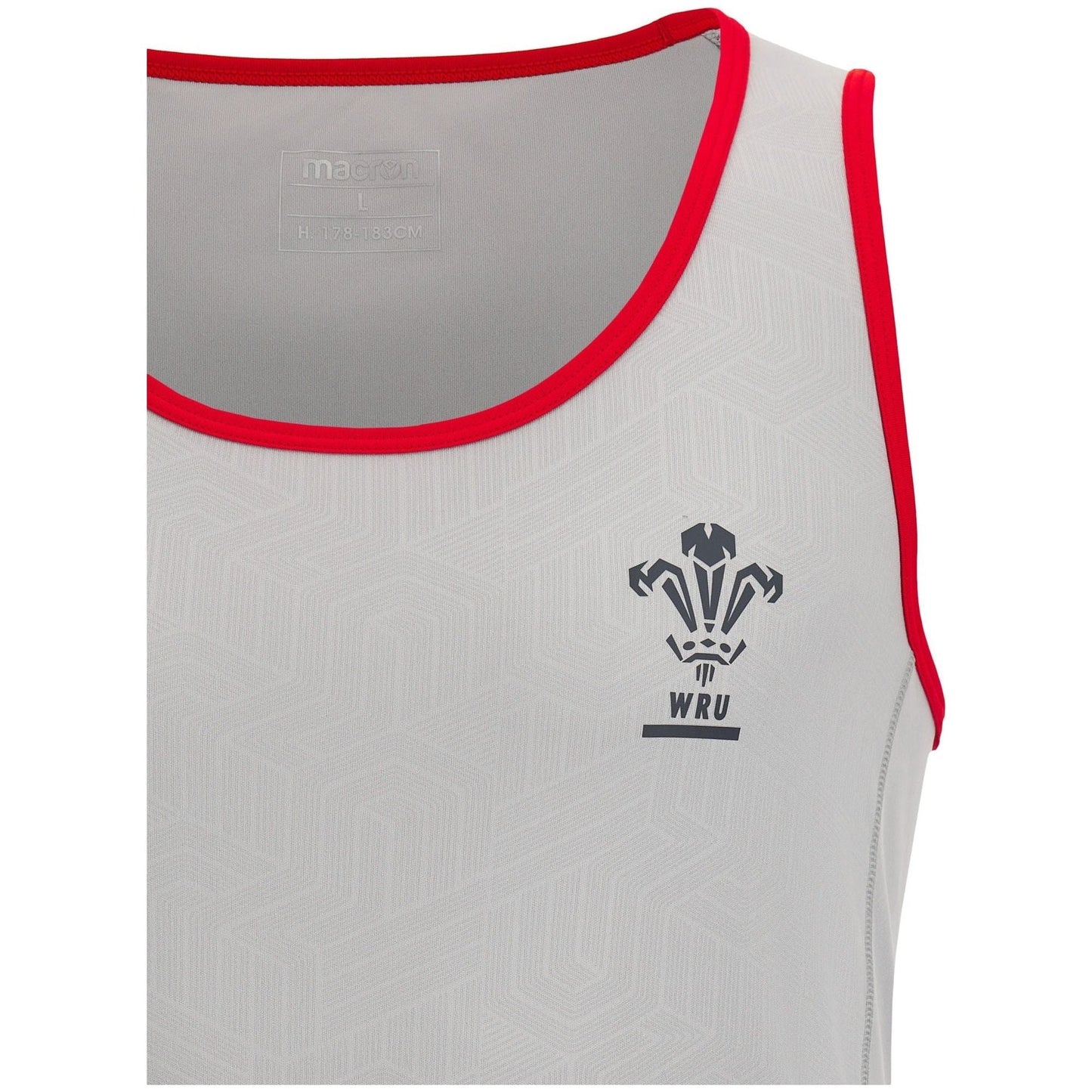 Macron Wales WRU Men’s Training Poly Dry Singlet - Singlet