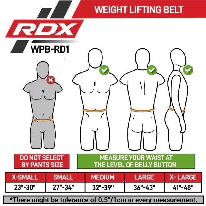 RDX RD1 White Powerlifting Leather Gym Belt - Weightlifting Belts