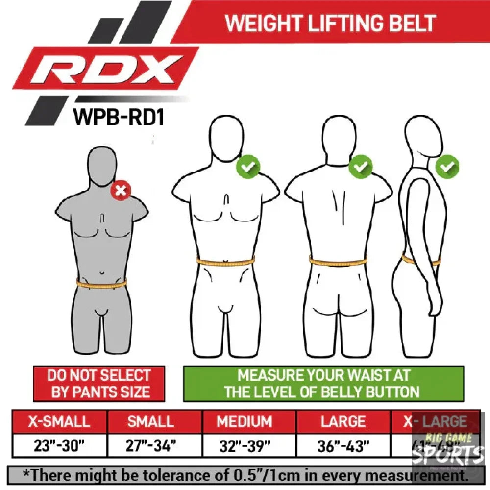 RDX RD1 White Powerlifting Leather Gym Belt - Weightlifting Belts