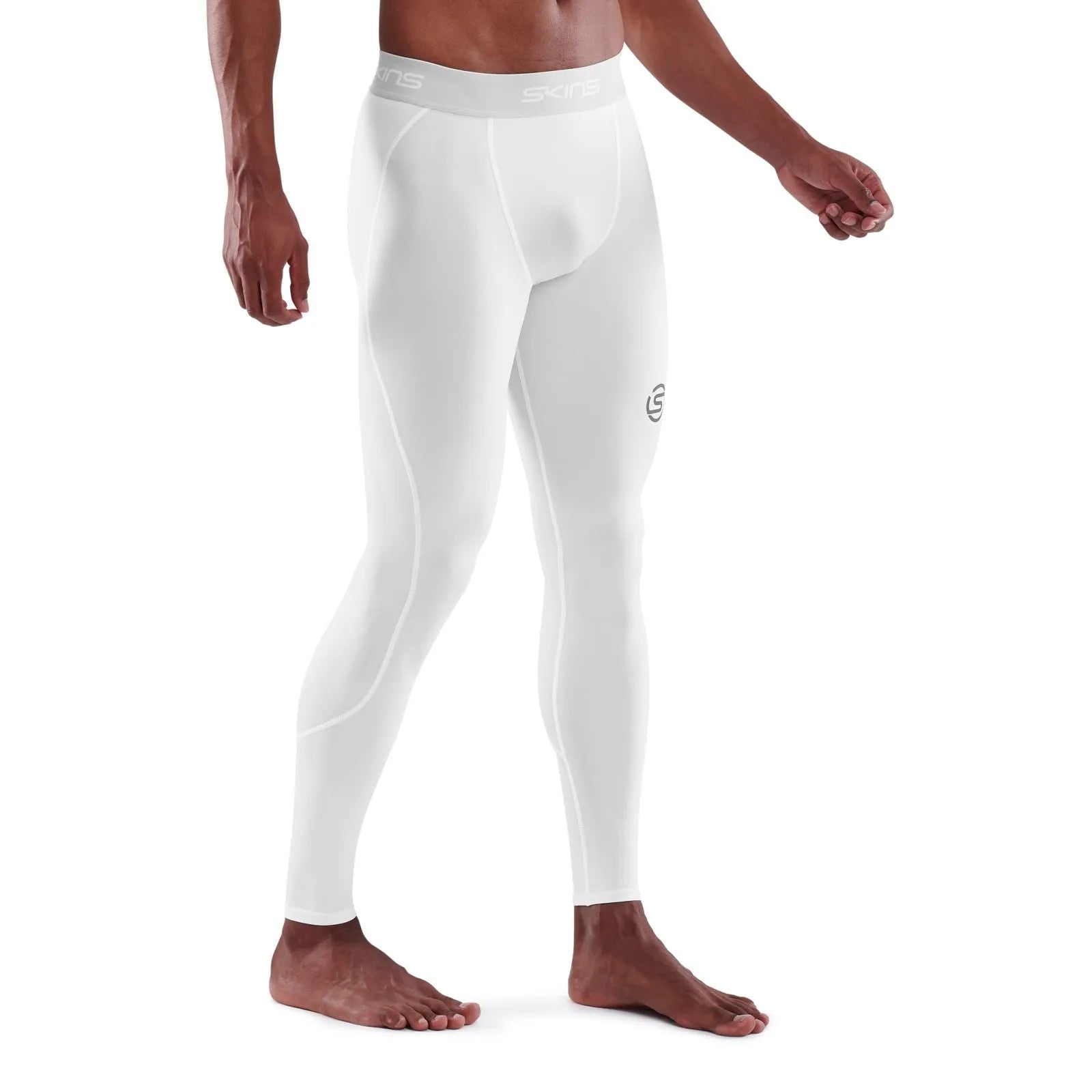 Skins Series 1 Men's Long Tights White