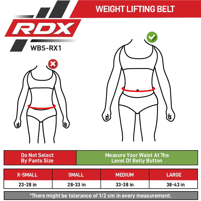 RDX RX1 Purple Fabric Weightlifting Gym Belt