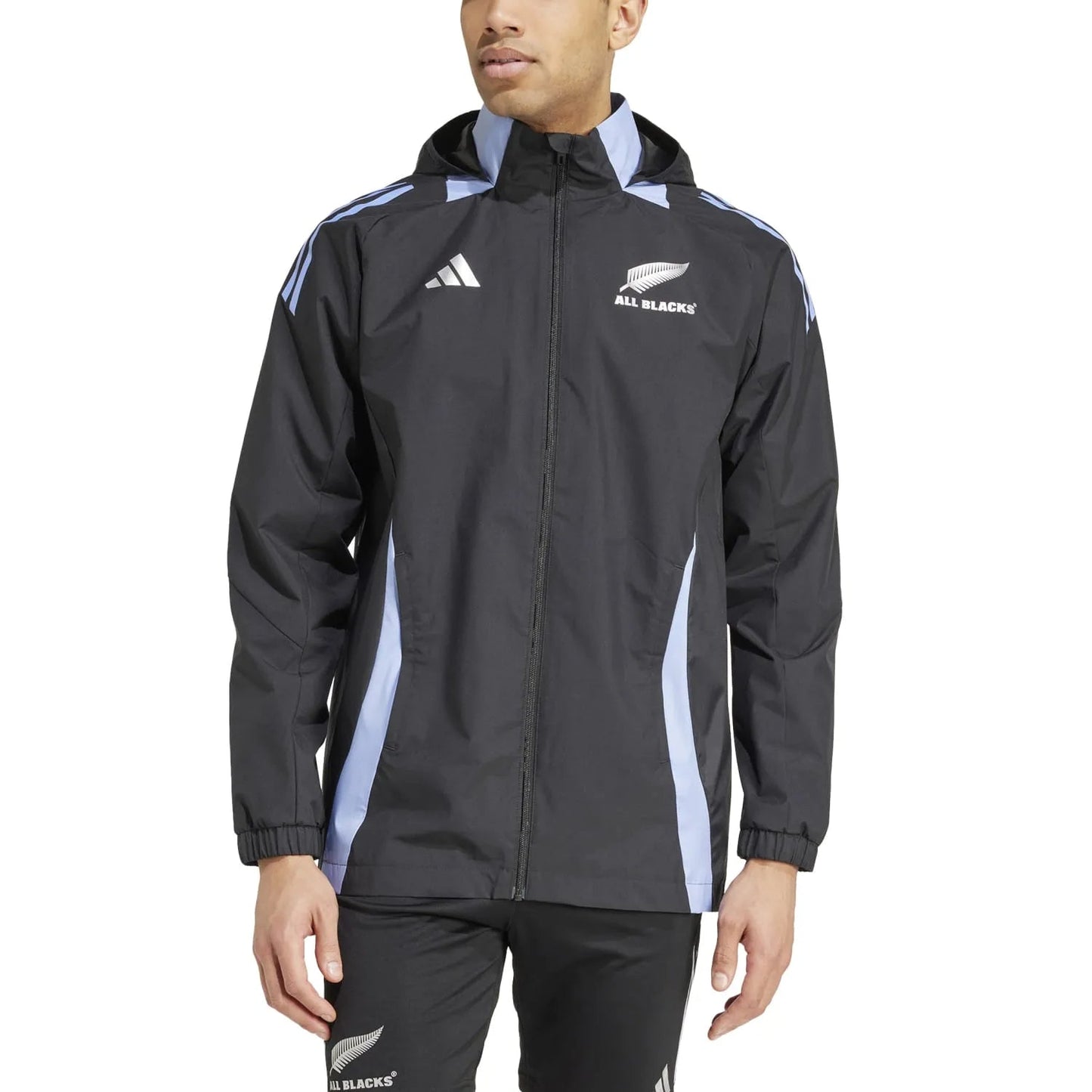 adidas All Blacks New Zealand Adults Rugby All-Weather Jacket