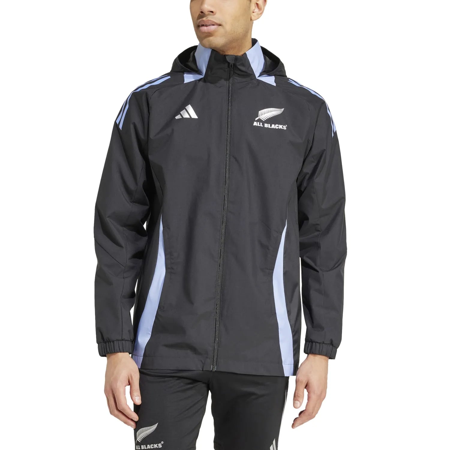 adidas All Blacks New Zealand Adults Rugby All-Weather Jacket