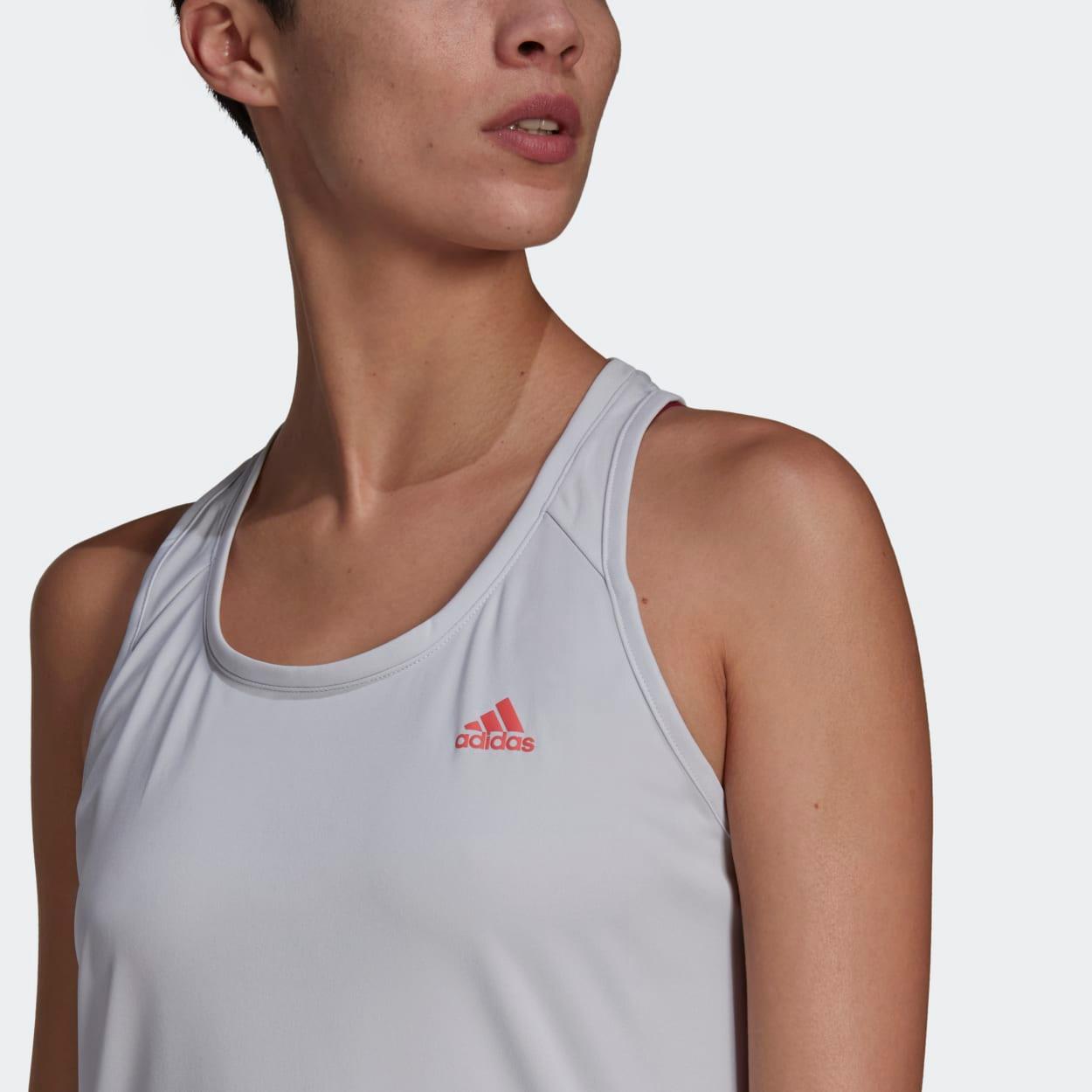 adidas Womens Designed To Move 3-Stripes Sport Tank Top