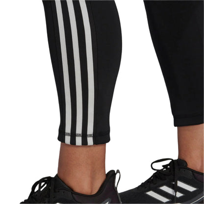Adidas Womens Designed To Move High-Rise 3-Stripes ⅞ Sport Leggings