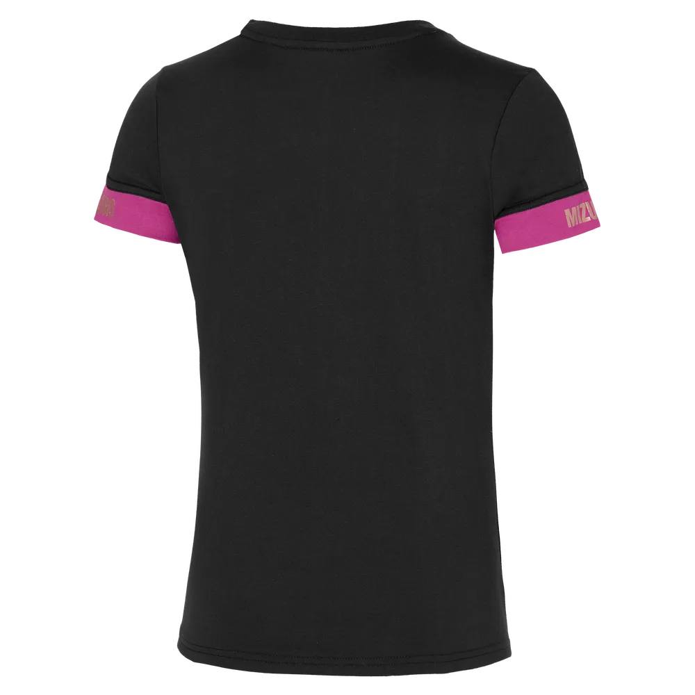 Mizuno Womens Tee Black 