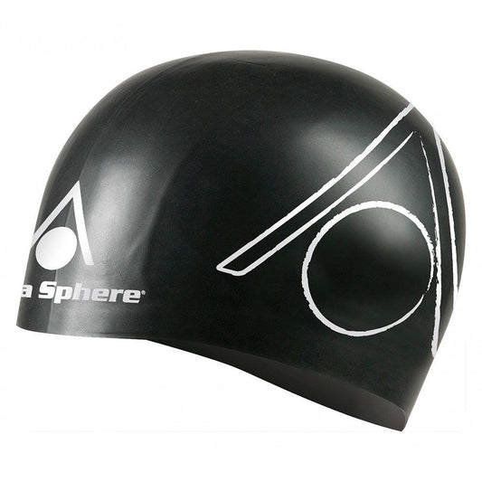 Aquasphere Tri Cap Black White