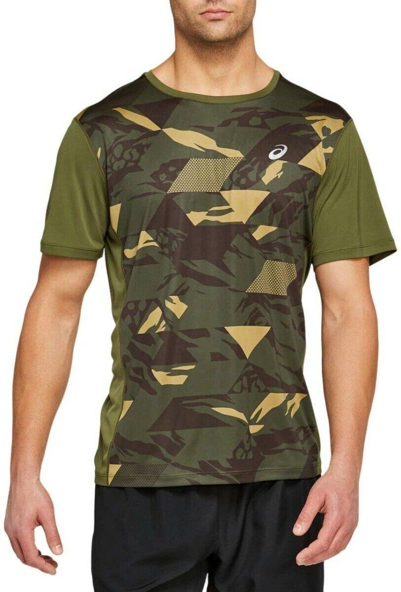 Asics Future camo s/s top camo green