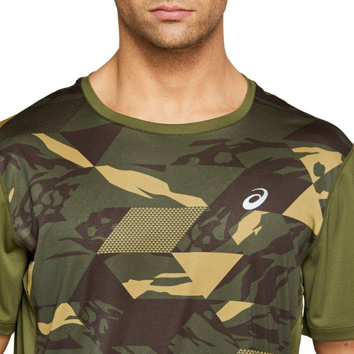 Asics Future camo s/s top camo green