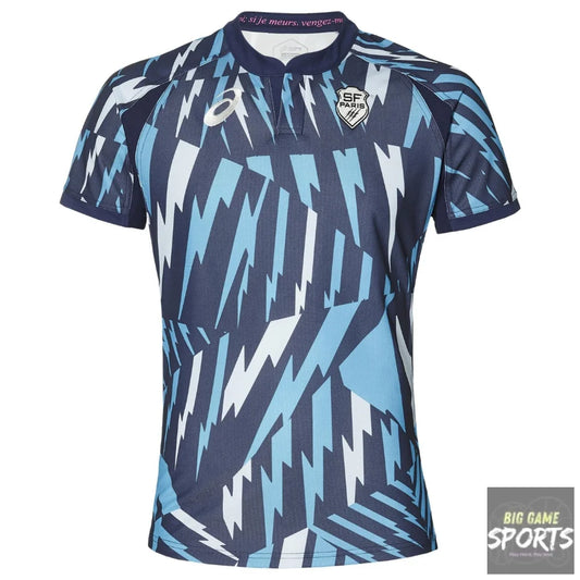 ASICS Stade Francais Away Men’s Test Rugby Shirt - Rugby Shirts