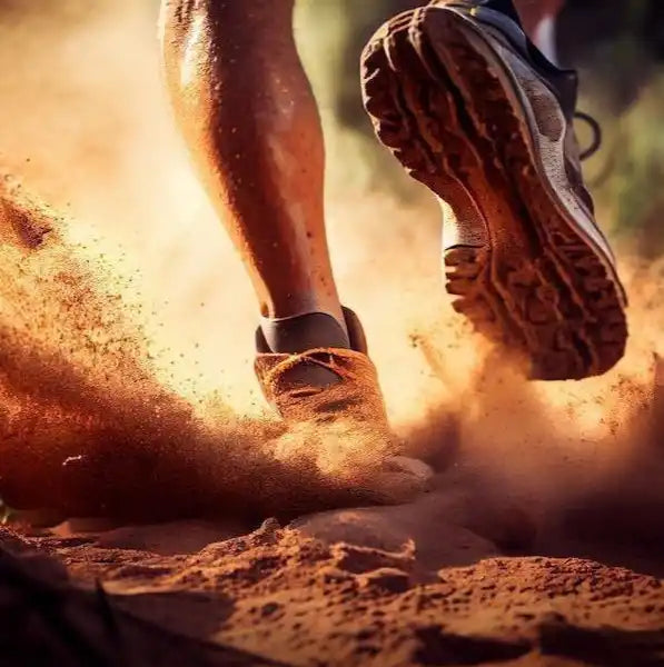 Brown leather hiking boot with rugged sole and durable tread design.