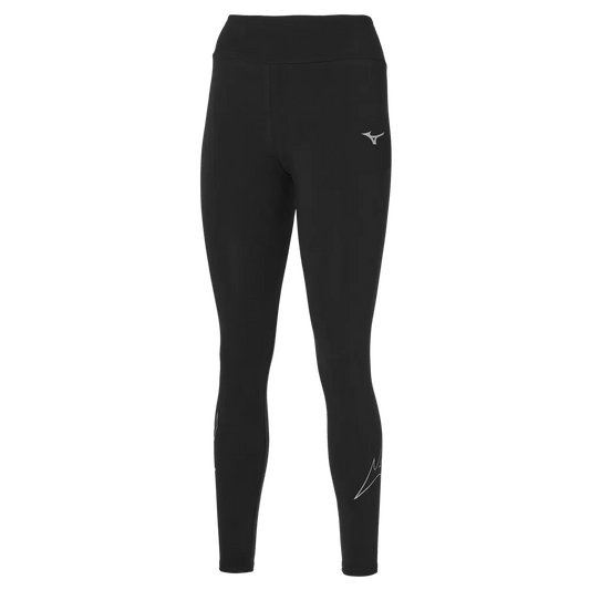 Mizuno Womens RB Leggings Black/Grey 