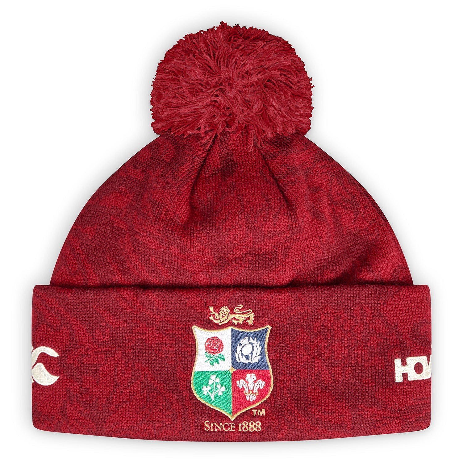 Canterbury British & Irish Lions 2025 Rugby Fleece Lined Bobble Hat - Beanies