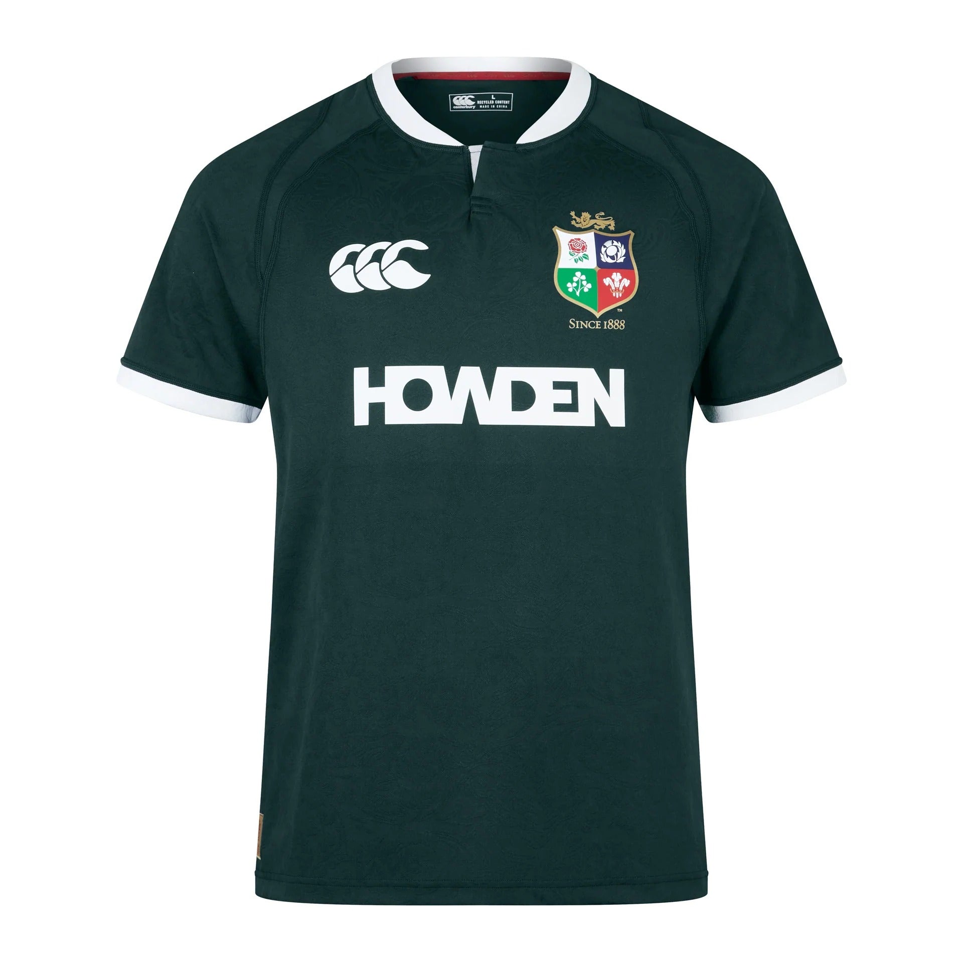 Canterbury British & Irish Lions 2025 Unisex Green Training Shirt - Rugby Shirts