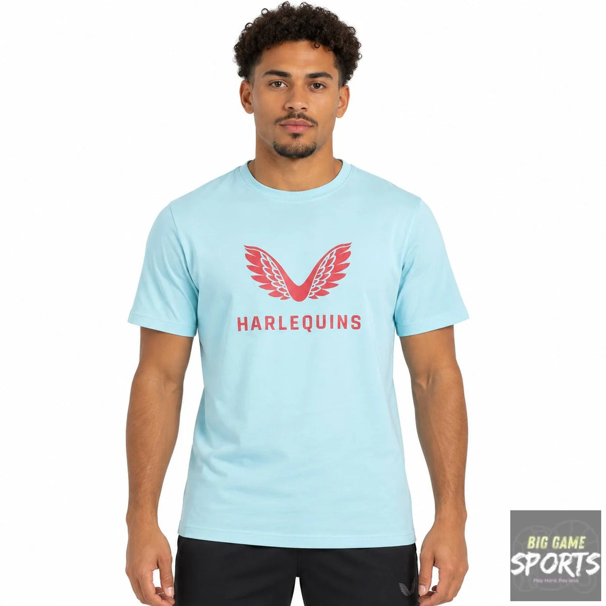 Castore Harlequins Rugby Men’s Cotton Logo T-shirt - T-Shirts