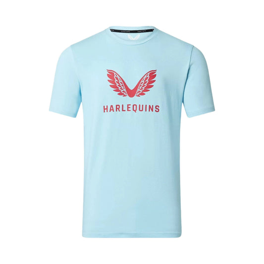 Castore Harlequins Rugby Men’s Cotton Logo T-shirt - T-Shirts