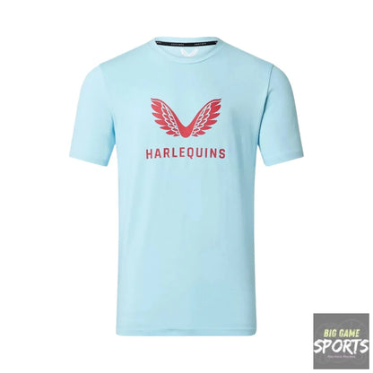 Castore Harlequins Rugby Men’s Cotton Logo T-shirt - T-Shirts