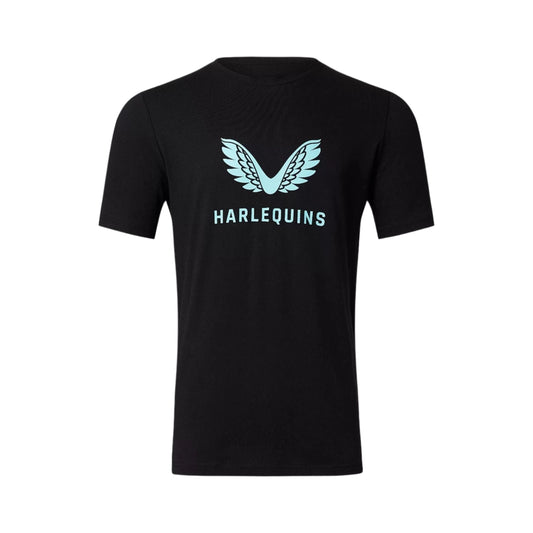 Castore Harlequins Rugby Men’s Cotton Logo T-shirt - T-Shirts