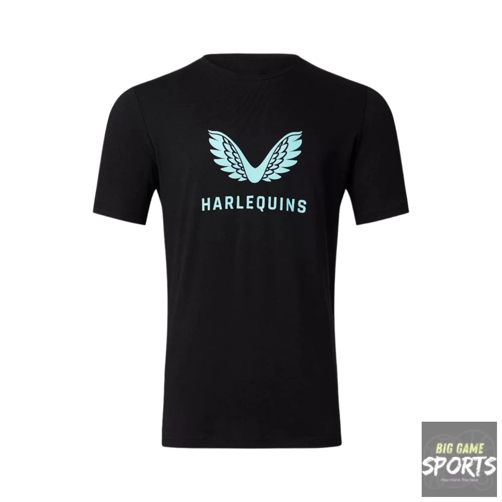 Castore Harlequins Rugby Men’s Cotton Logo T-shirt - T-Shirts