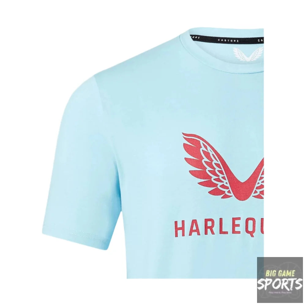 Castore Harlequins Rugby Men’s Cotton Logo T-shirt - T-Shirts