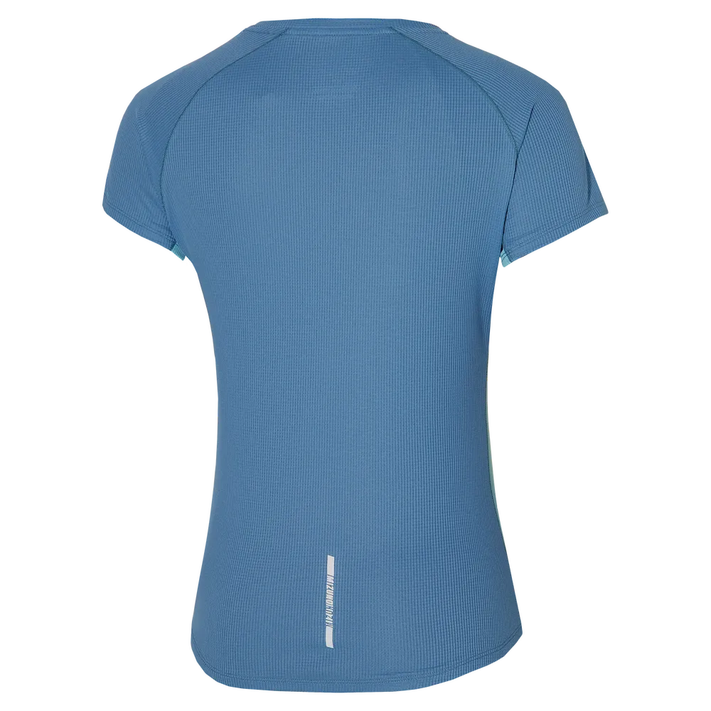 Mizuno Womens DRYAEROFLOW Gym T-Shirt - Copen Blue