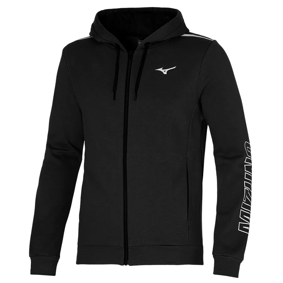 Mizuno Mens Sweat Jacket Black