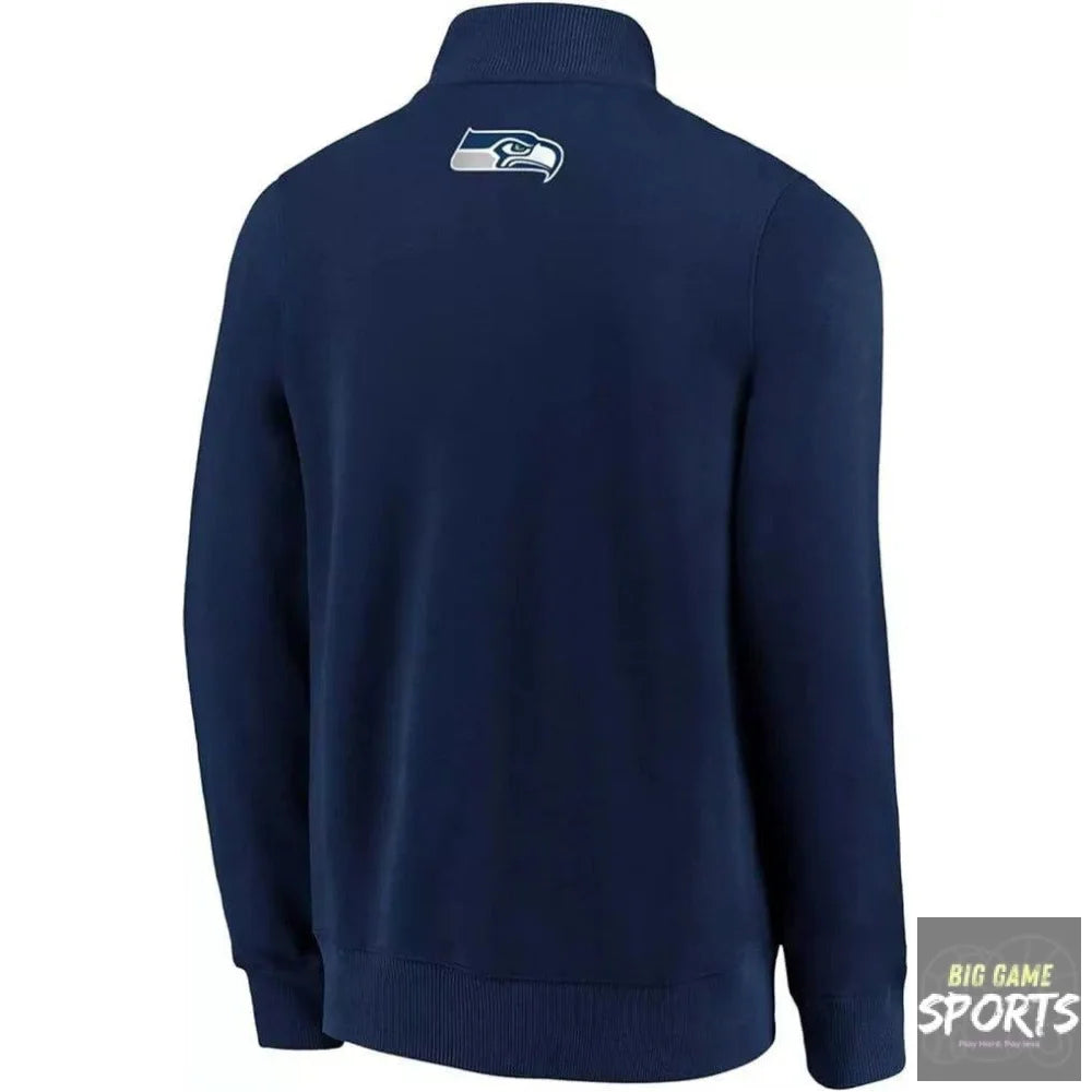 Fanatics Seattle Seahawks Men’s Iconic Past & Present fleece Track Jacket - Jacket