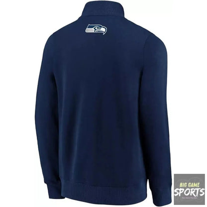 Fanatics Seattle Seahawks Men’s Iconic Past & Present fleece Track Jacket - Jacket