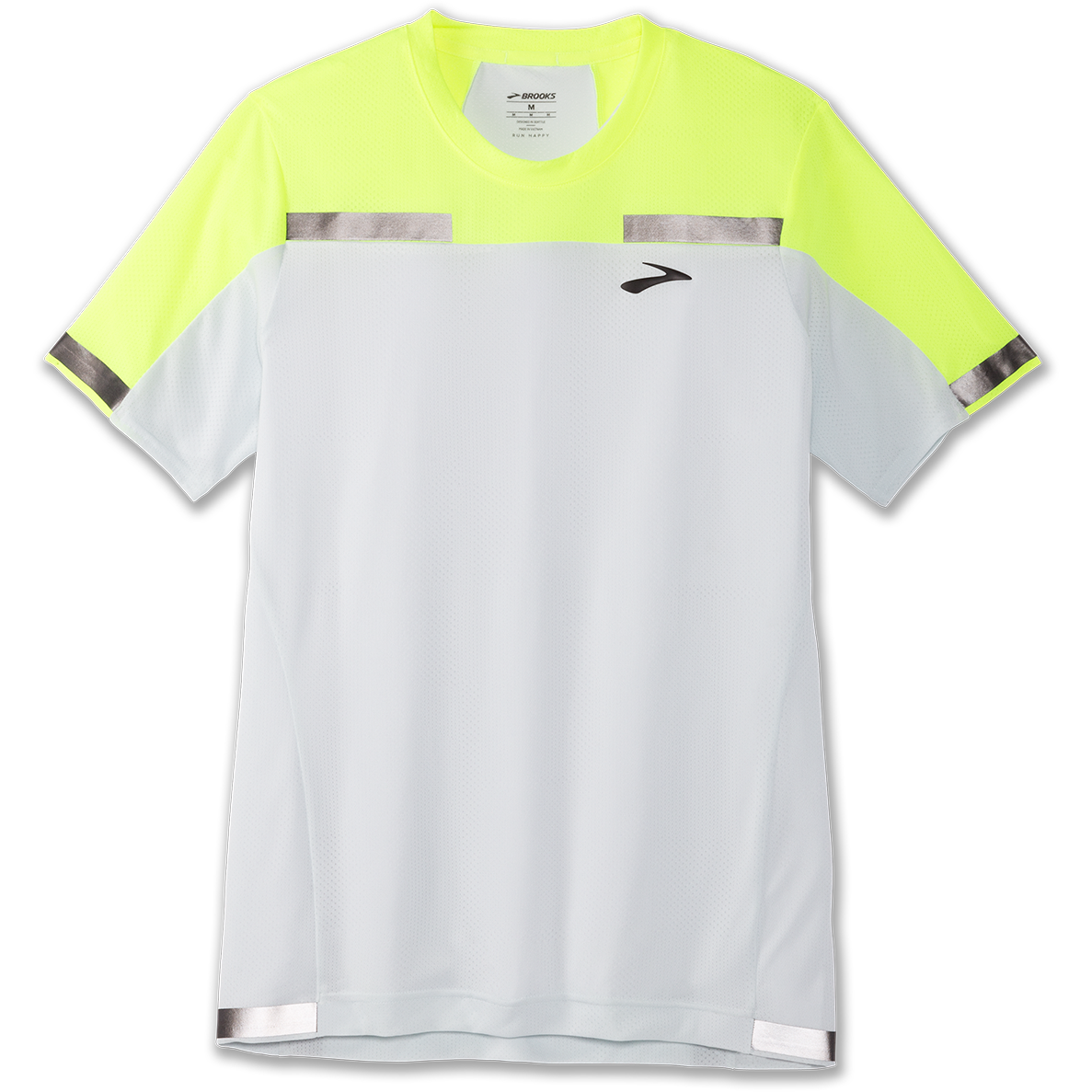 Brooks Adults Carbonite High Visibility Running T-Shirt 