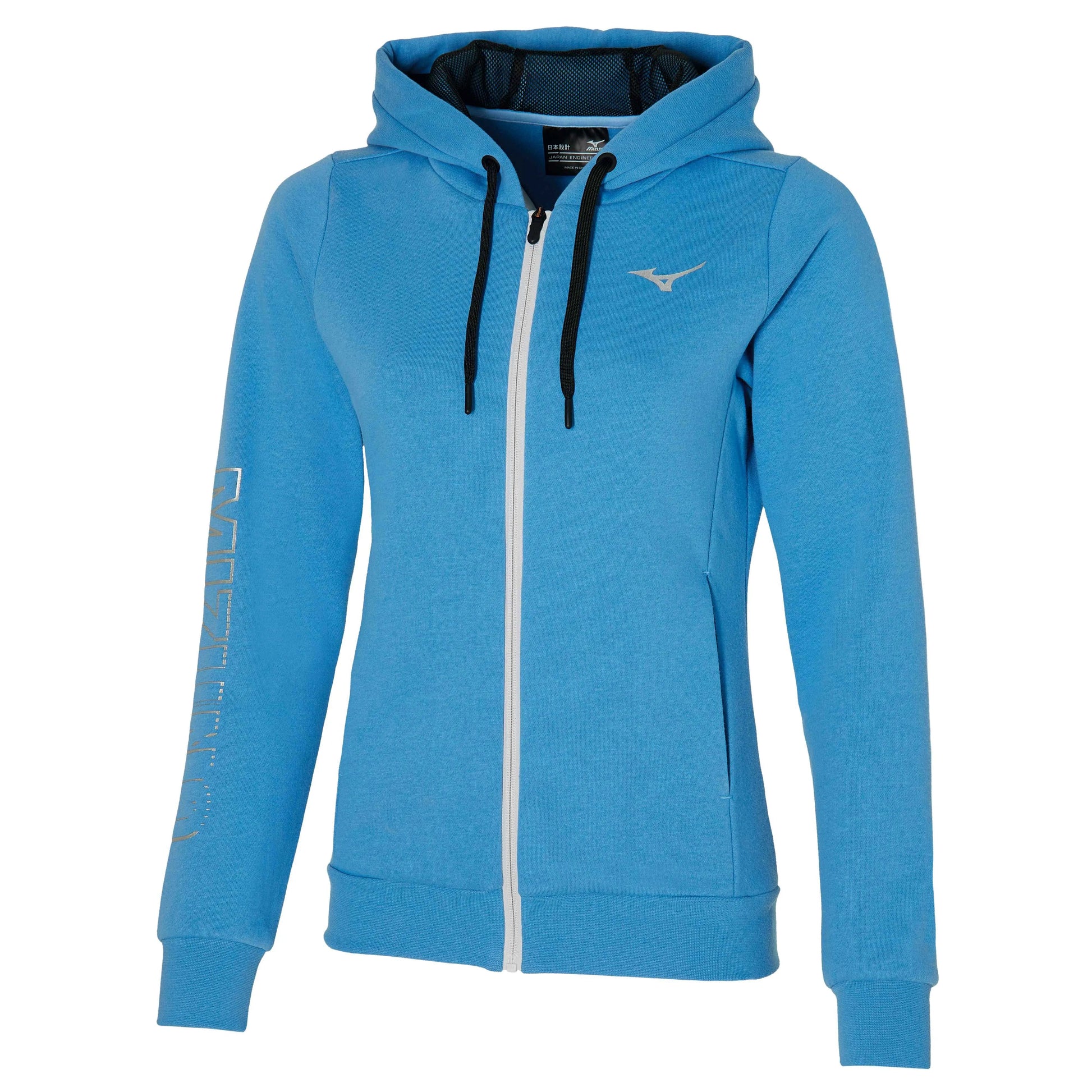 Mizuno Womens Sweat Jacket Blue Jasper