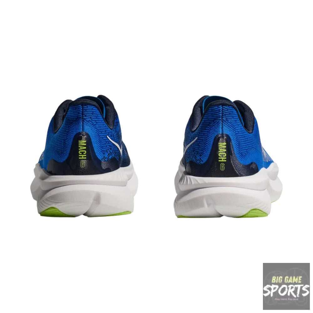 Hoka Mach 6 Mens Running Shoes Blue 