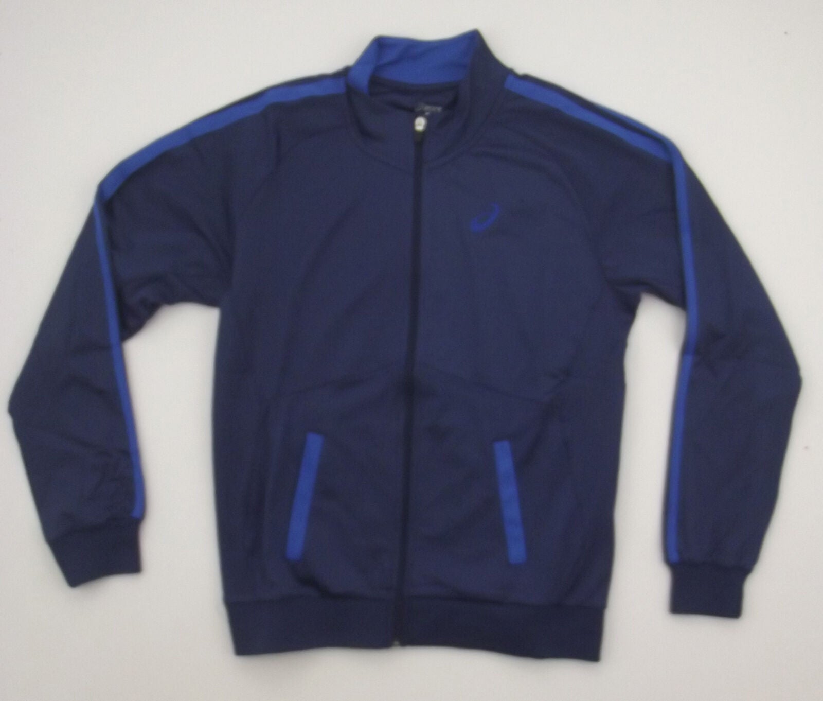 Asics Essentials Full Zip Mens Blue Jacket