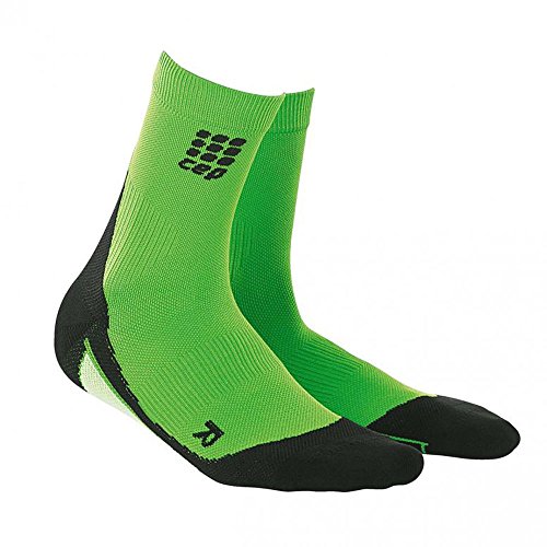 CEP Dynamic+ Short Cut Socks Mens Flash Green/Black