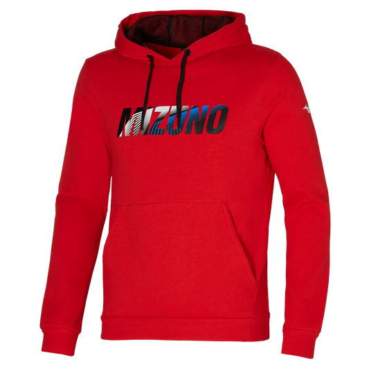 Mizuno Mens Hoodie - Fiery Red