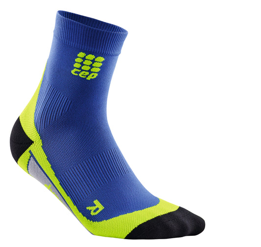 CEP Dynamic Short Cut Mens Purple Blue/green Socks