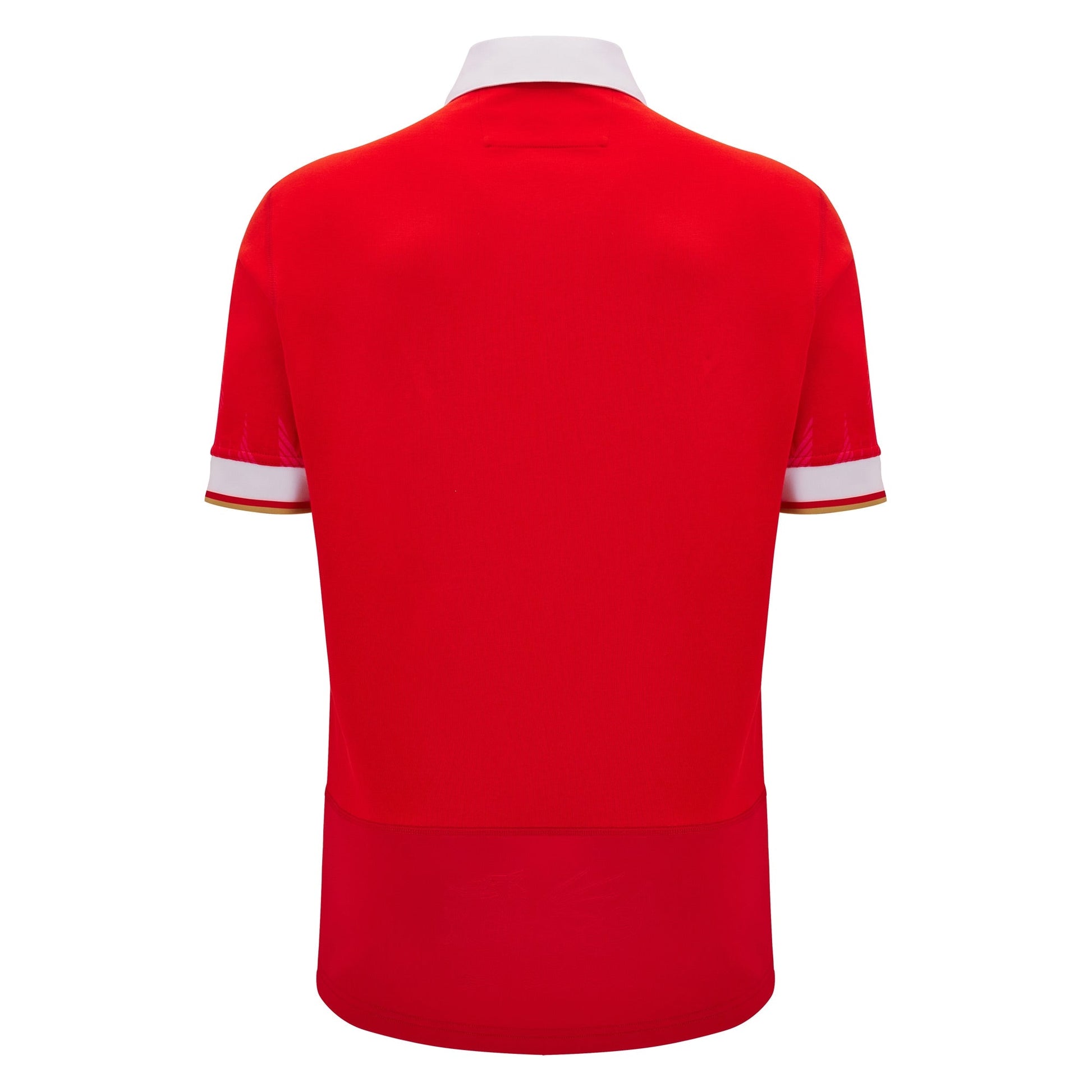 Macron Wales WRU 2024/25 Mens Six Nations Home Cotton Rugby Shirt