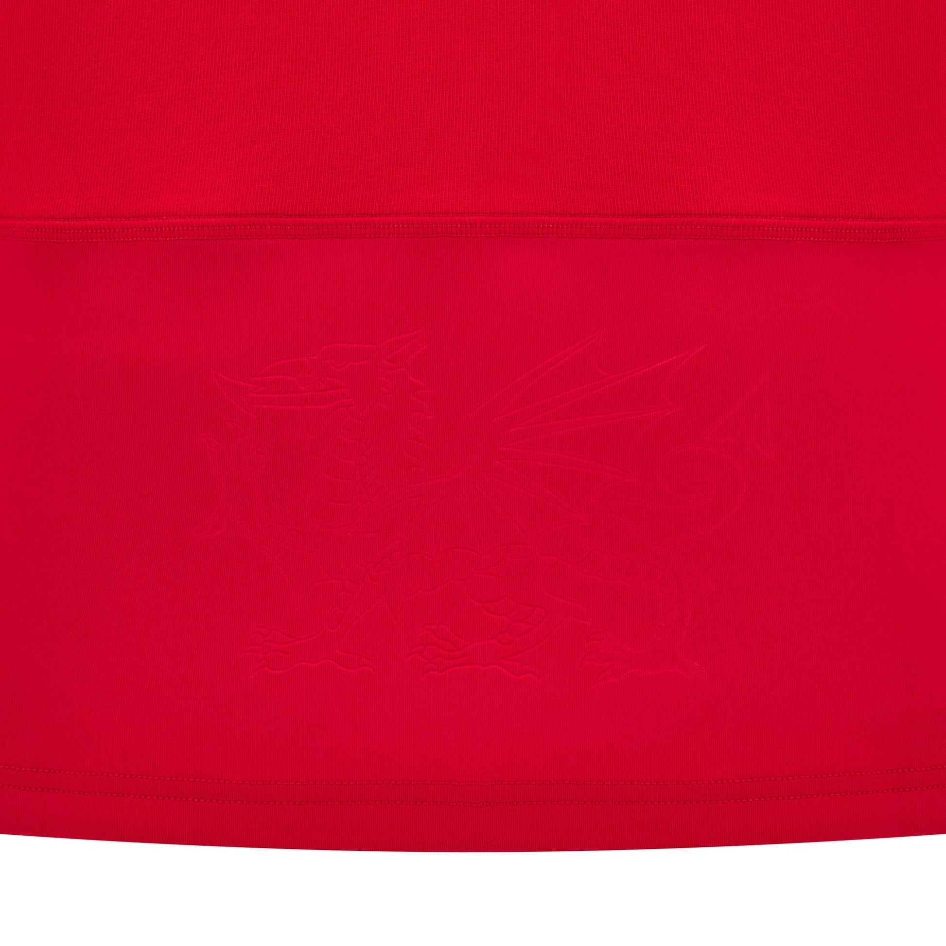 Macron Wales WRU 2024/25 Womens Six Nations Home Cotton Rugby Shirt