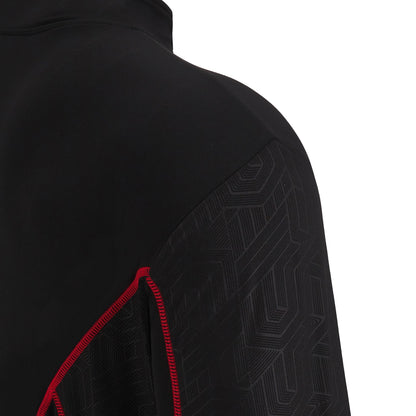 Macron Wales Official WRU 22/23 Mens Travel ¼ Zip Jacket