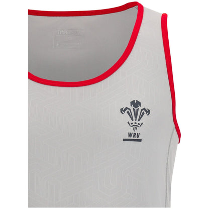 Macron Wales WRU Men’s Training Poly Dry Singlet - Singlet