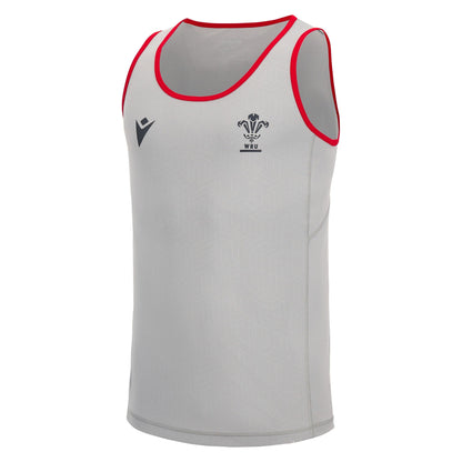 Macron Wales WRU Men’s Training Poly Dry Singlet - Singlet