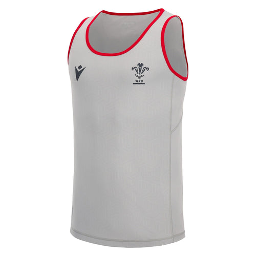 Macron Wales WRU Men’s Training Poly Dry Singlet - Singlet