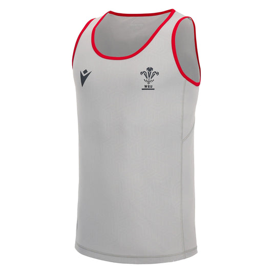 Macron Wales WRU Men’s Training Poly Dry Singlet - Singlet