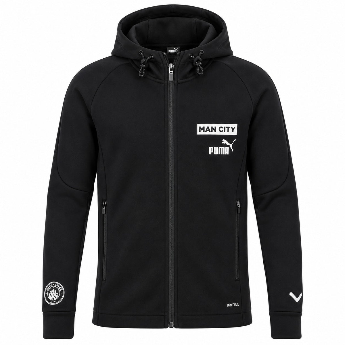 Puma Manchester City FC Men's Football Casuals Full Zip Hooded Jacket