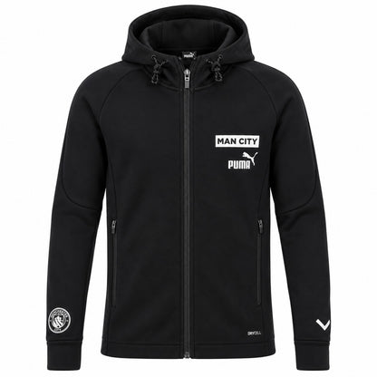 Puma Manchester City FC Men's Football Casuals Full Zip Hooded Jacket