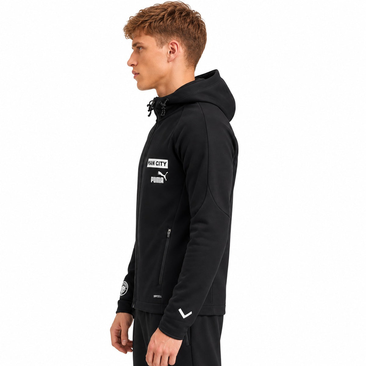 Puma Manchester City FC Men's Football Casuals Full Zip Hooded Jacket