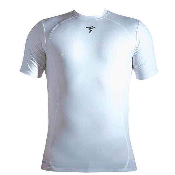 Precision Training Kids White S/S Baselayer Top