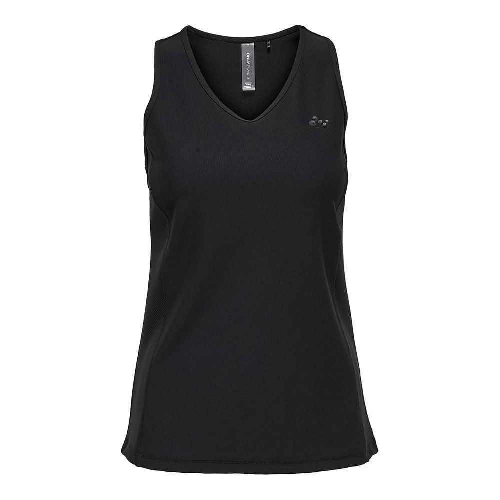 Only Play Jana V-Neck Top Black