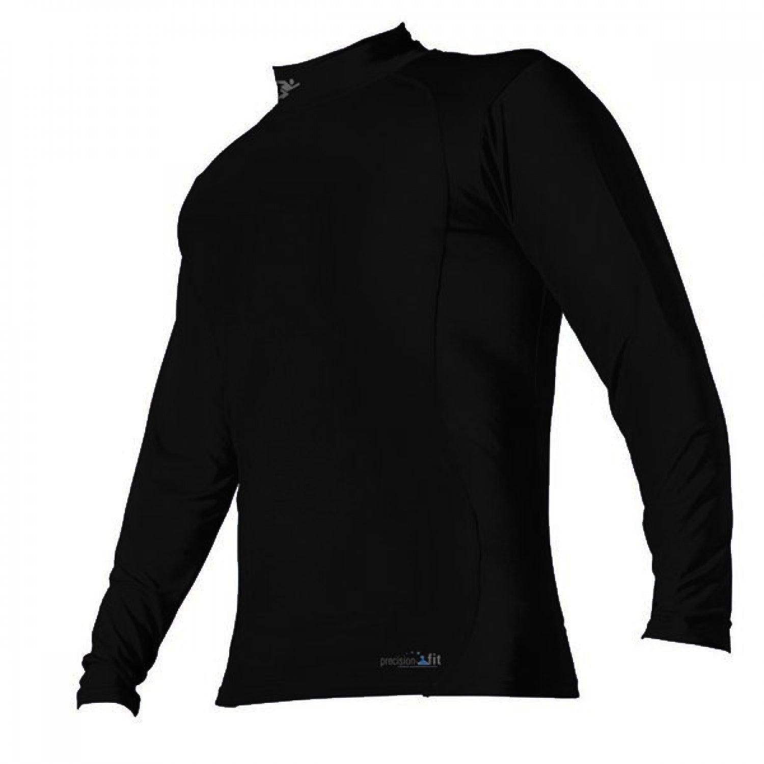 Precision Training Turtle Neck L/S Kids Black Baselayer Top