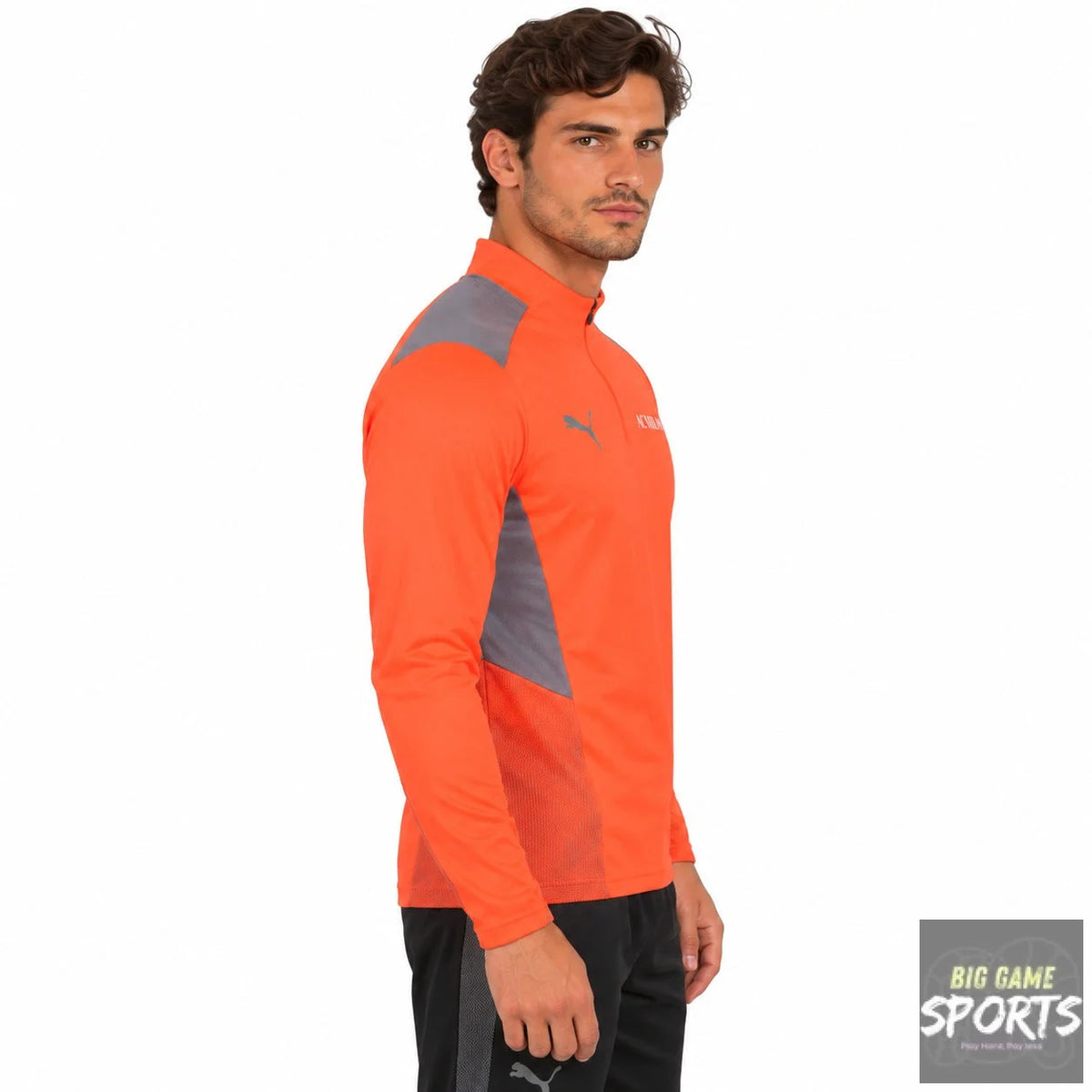 Puma AC Milan Football Men’s 2021/2022 Pro Training 1/4 Zip Top - M - Jackets